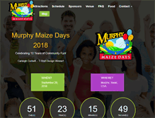 Tablet Screenshot of murphymaizedays.com